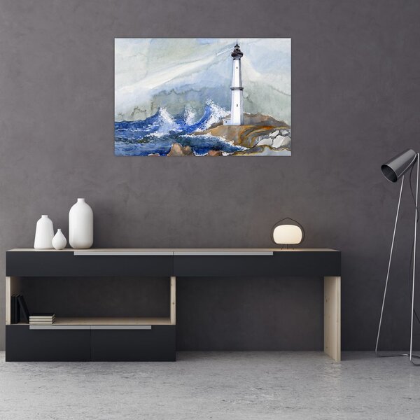 Tablou cu pictura farului (90x60 cm)