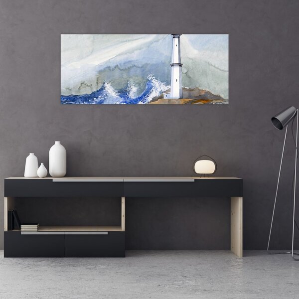 Tablou cu pictura farului (120x50 cm)