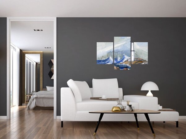 Tablou cu pictura farului (90x60 cm)