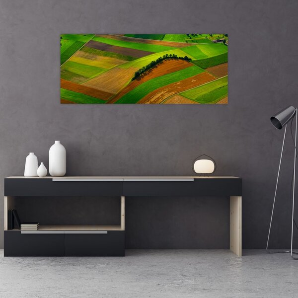 Tablou - Lan, luncile (120x50 cm)