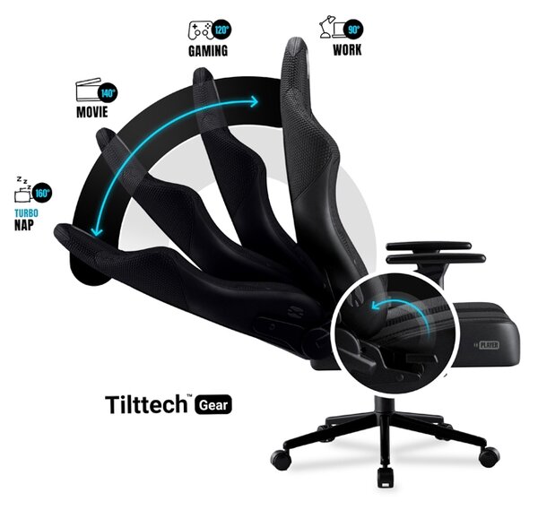 Scaun Rotativ Diablo X-Player 2.0 Small, Negru