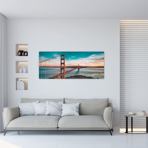 Tablou - Golden Gate, San Francisco (120x50 cm)