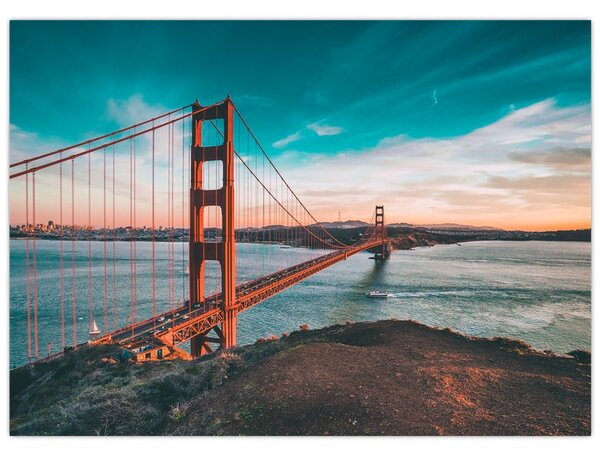 Tablou - Golden Gate, San Francisco (70x50 cm)
