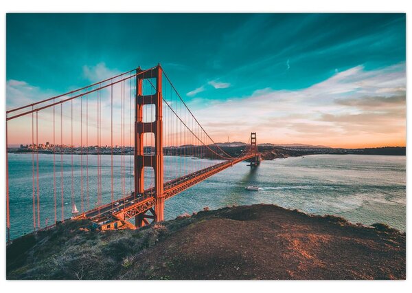 Tablou - Golden Gate, San Francisco (90x60 cm)