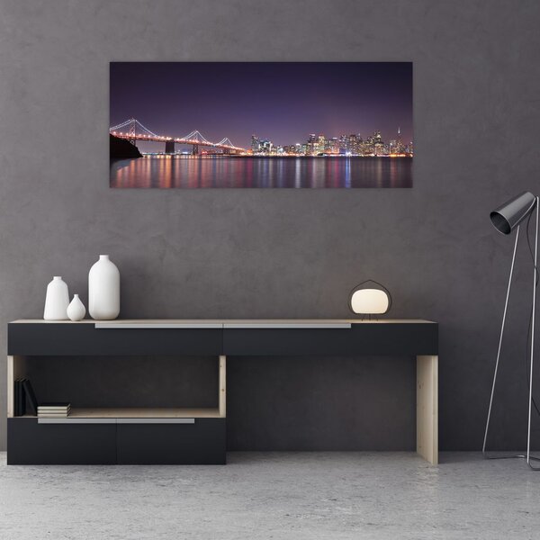 Tablou cu privirea spre San Francisco, California (120x50 cm)