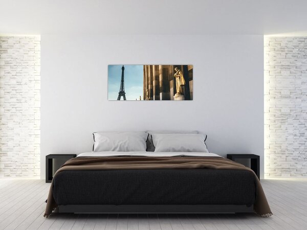 Tabou din piața Trocader, Paris (120x50 cm)