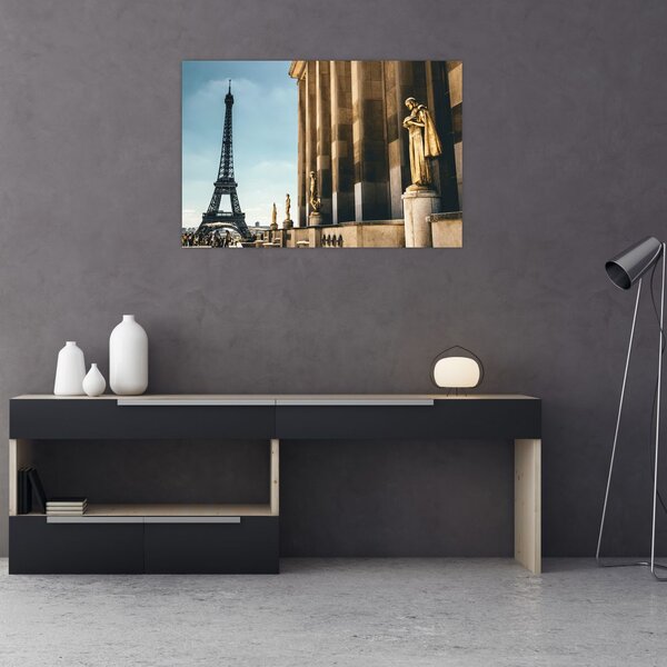 Tabou din piața Trocader, Paris (90x60 cm)