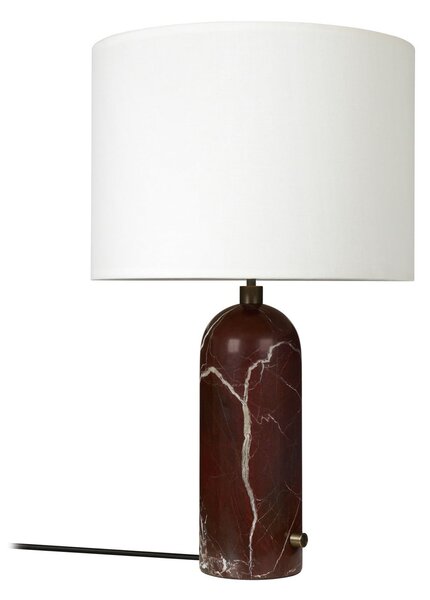 Lampă de masă GUBI, Gravity Large, reglabil, Roșu, Camera de zi, Piatră, Design