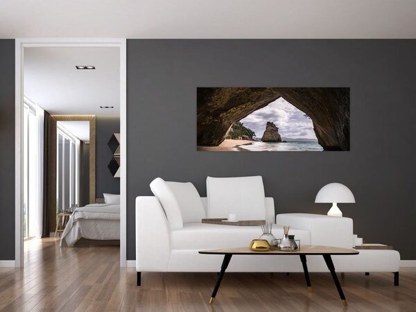 Tablou din peșteră, Noua Zeelanda (120x50 cm)