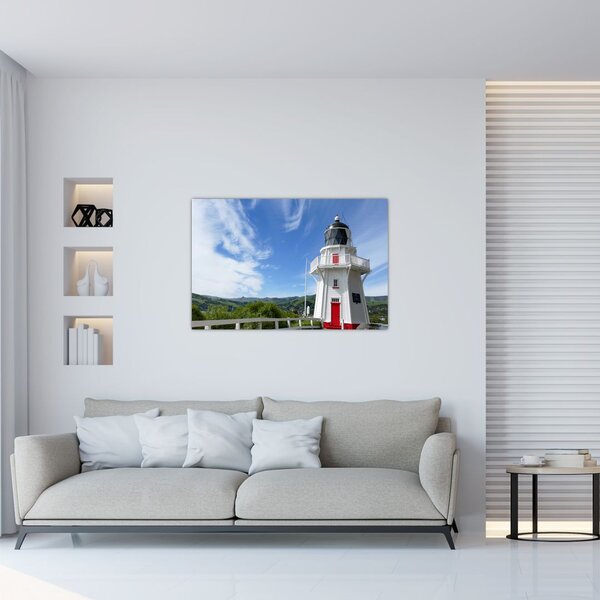 Tablou cu farurile Akaroa, Nooua Zeelanda (90x60 cm)