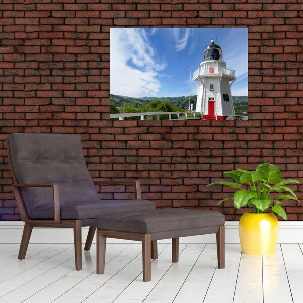 Tablou cu farurile Akaroa, Nooua Zeelanda (90x60 cm)