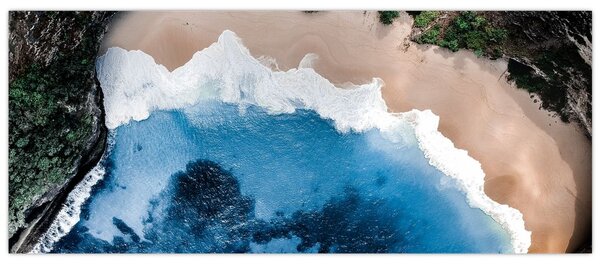 Tablou cu plaja Nusa Penida, Indonesia (120x50 cm)