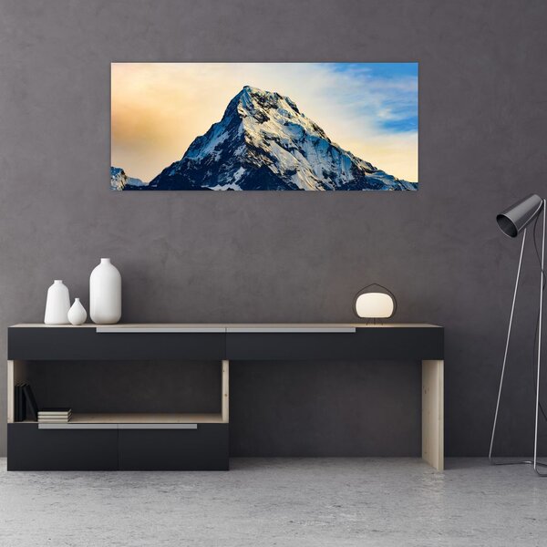 Tablou cu munții înzăpeziți, Nepal (120x50 cm)