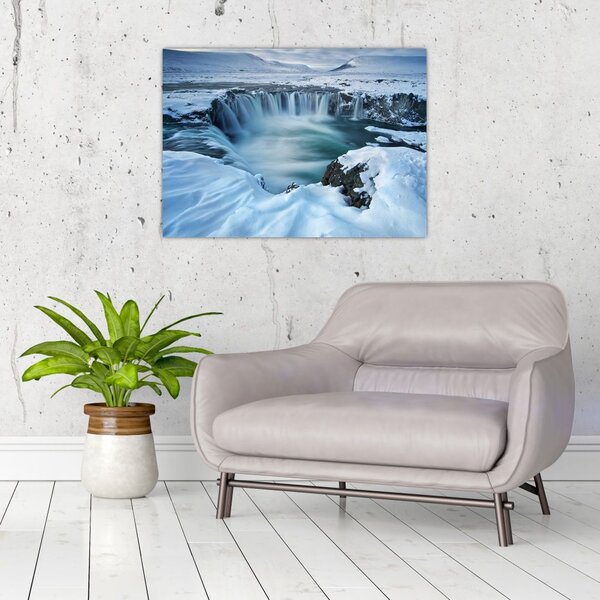 Tablou - Cascadele zeilor, Islanda (70x50 cm)