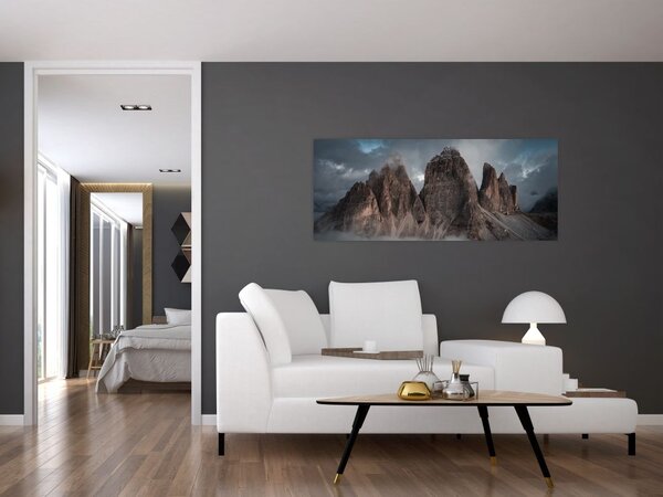 Tablou - Trei Dinți, Dolomiți Italieni (120x50 cm)