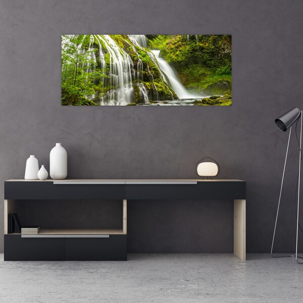Tablou - Cascada, Wind River Valley (120x50 cm)
