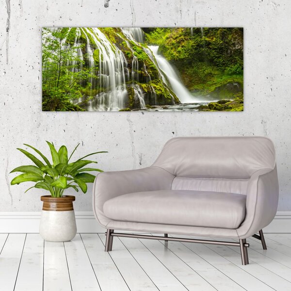 Tablou - Cascada, Wind River Valley (120x50 cm)