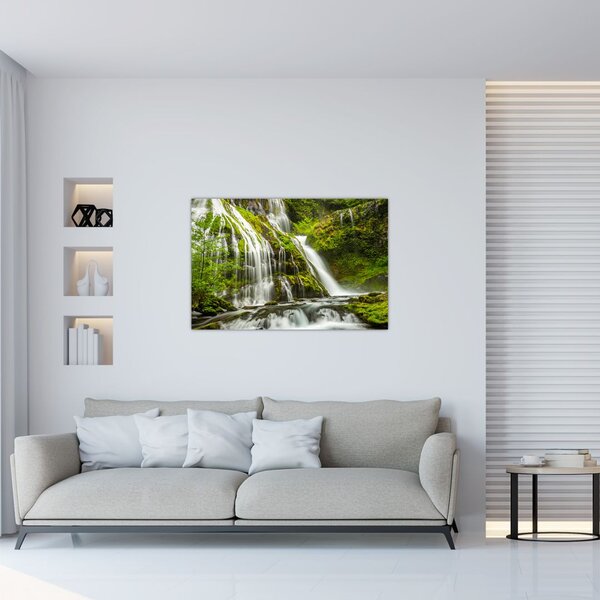 Tablou - Cascada, Wind River Valley (90x60 cm)