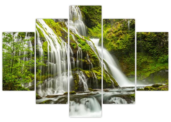 Tablou - Cascada, Wind River Valley (150x105 cm)