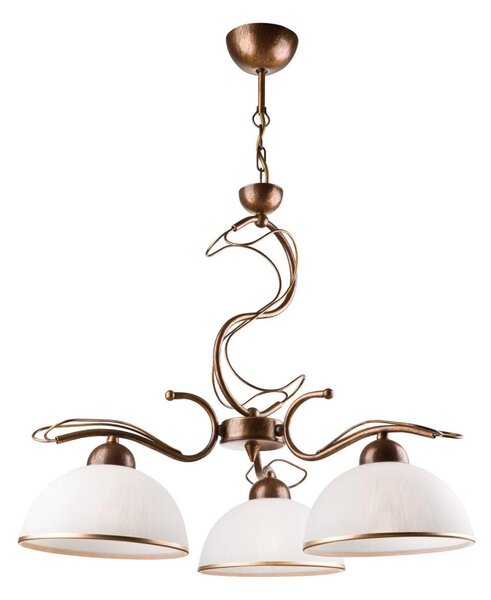 Candelabru pe tijă COBRA, 3x E27, 60W, 230V, bronz patinat