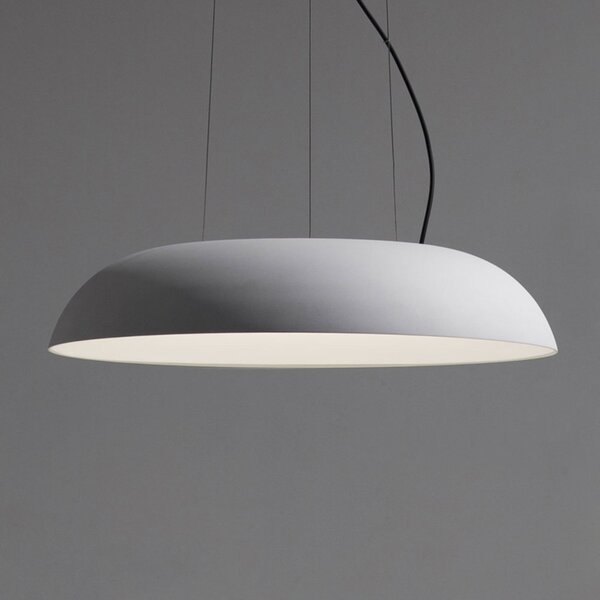 Martinelli Luce Maggiolone pendul 930 60cm alb, reglabil, Alb, Camera de zi / sufragerie, Metal, Design