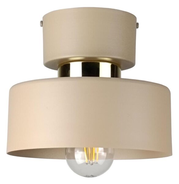 Plafonieră IGNIA 1xE27/60W/230V bej/auriu