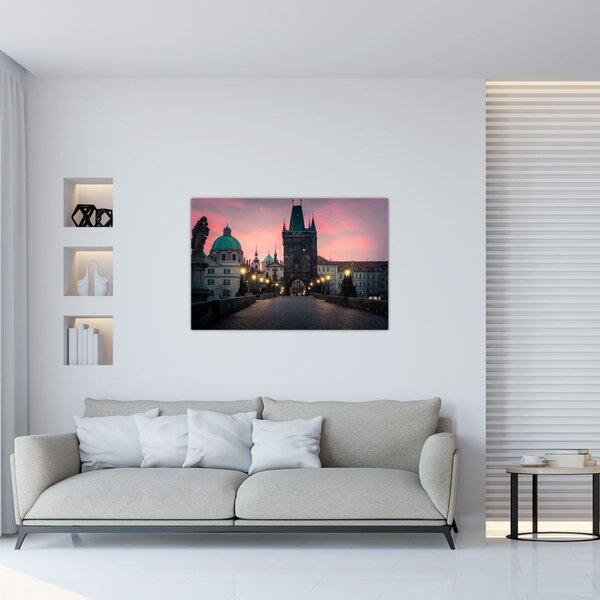 Tablou - Pe podul lui Carol,Praga (90x60 cm)