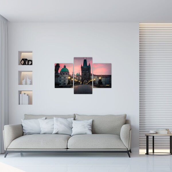 Tablou - Pe podul lui Carol,Praga (90x60 cm)