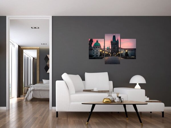 Tablou - Pe podul lui Carol,Praga (90x60 cm)
