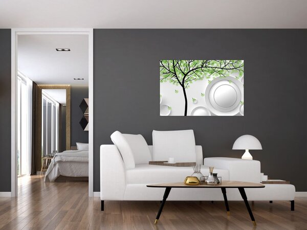 Tablou abstracție artistică (90x60 cm)
