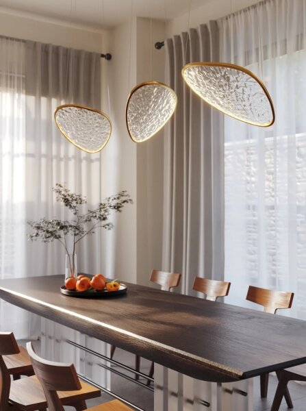 MAXLIGHT P0637D - Candelabru LED suspendat pe cablu EMPIRE LED/17W/230V auriu
