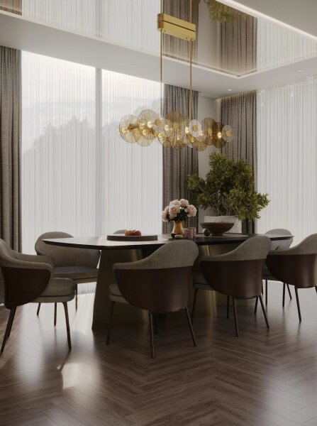 MAXLIGHT P0643 - Candelabru LED cu tijă ALLURE LED/51W/230V auriu