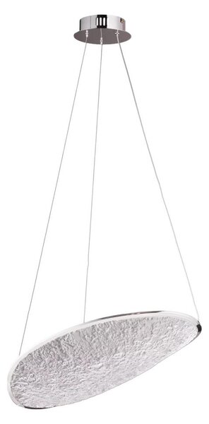 MAXLIGHT P0636D - Lustră LED suspendată pe cablu EMPIRE LED/17W/230V crom lucios
