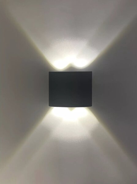 HÖFFTECH - Aplică de perete LED pentru exterior UP&DOWN 4xLED/1W/230V IP65