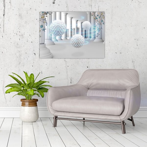 Tablou abstract în stil antic (70x50 cm)