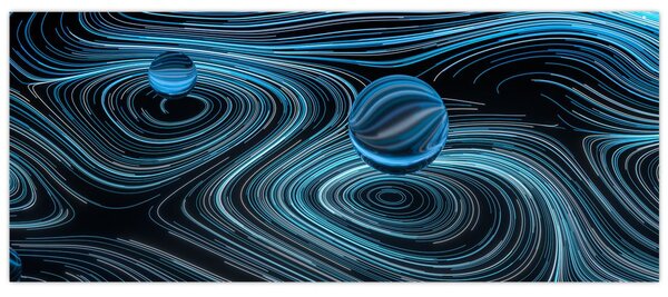 Tablou abstract (120x50 cm)