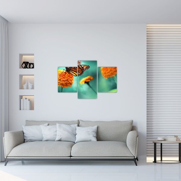 Tablou cu fluture (90x60 cm)