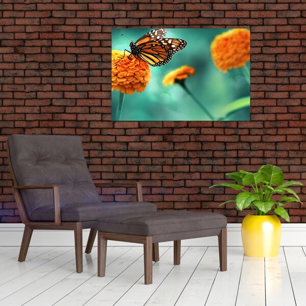 Tablou cu fluture (90x60 cm)