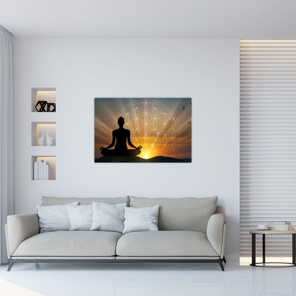 Tablou cu meditație (90x60 cm)