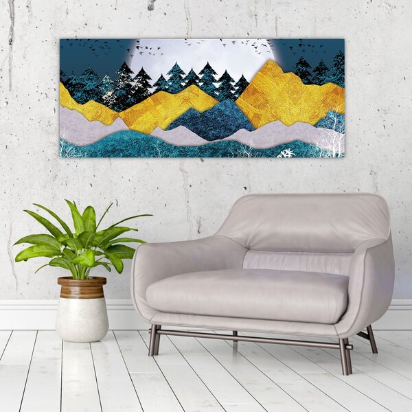 Tablou - Peisaj polar (120x50 cm)