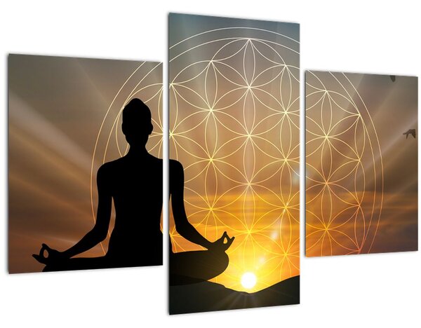 Tablou cu meditație (90x60 cm)