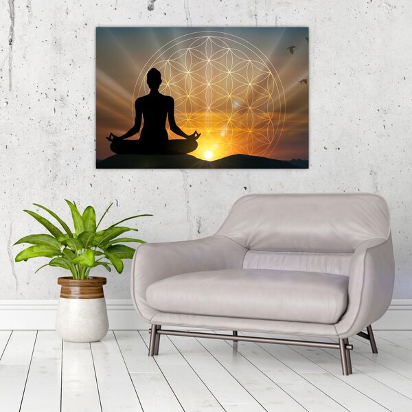 Tablou cu meditație (90x60 cm)