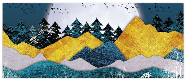 Tablou - Peisaj polar (120x50 cm)