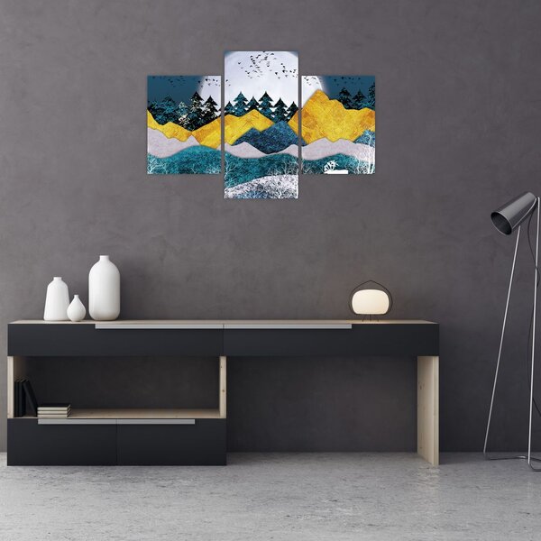 Tablou - Peisaj polar (90x60 cm)