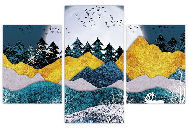 Tablou - Peisaj polar (90x60 cm)