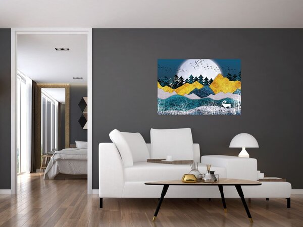 Tablou - Peisaj polar (90x60 cm)