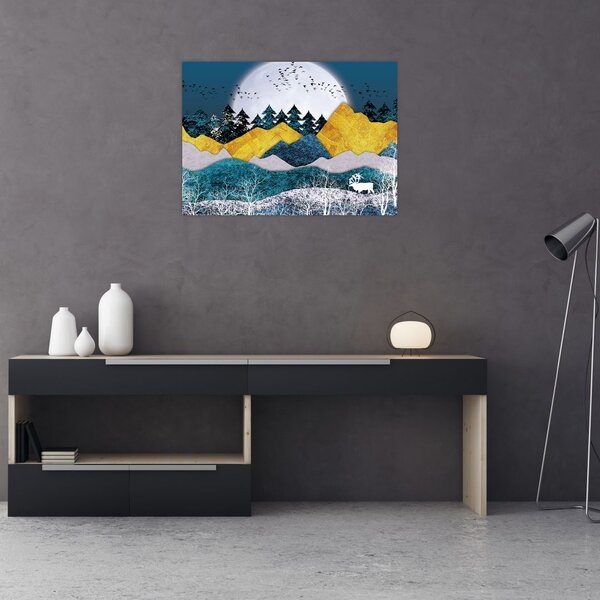Tablou - Peisaj polar (70x50 cm)