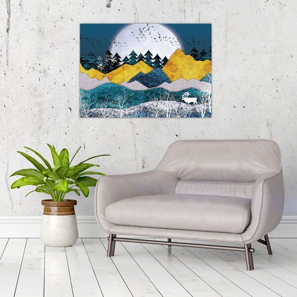 Tablou - Peisaj polar (70x50 cm)