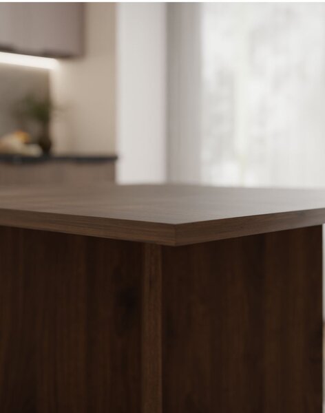 Masă de dining extensibilă Form, nuc okapi