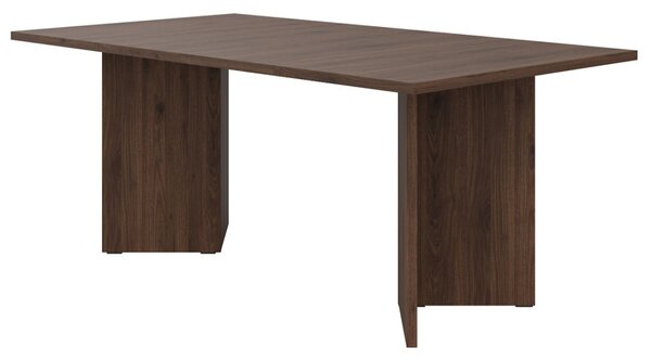 Masă de dining extensibilă Form, nuc okapi